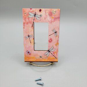 Whimsical Light Switch Cover Dragonfly Paperwings Studio